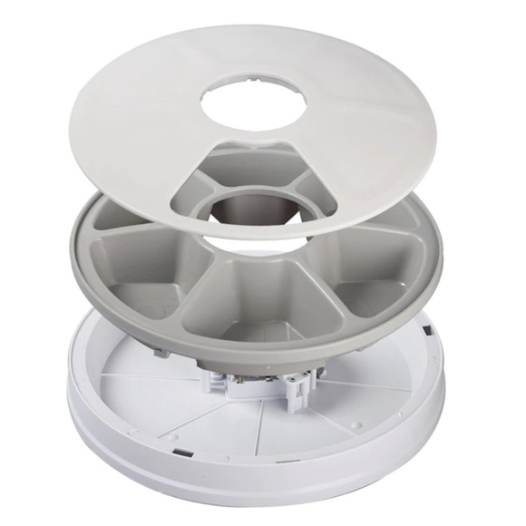Automatic Pet Feeder, Auto Food Dispenser with 6 Meals, Digital Timer, Music - Picture 13 of 16
